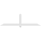 Ekena Millwork Eugene Architectural Grade PVC Gable Bracket, 84"W x 24 1/2"H x 4"D x 4"F, 7/12 Pitch GBP084X25X0404EUG00 - alternate 3